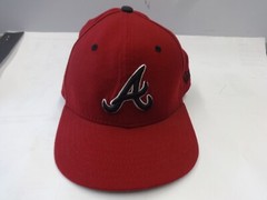 Vintage Asheville High School Baseball Size Men 7.0 Red Ballcap By NEW ERA
