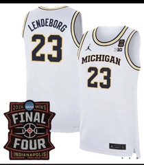 Yaxel #23 Lendeborg 2026 Final MEN Stitched Jersey White