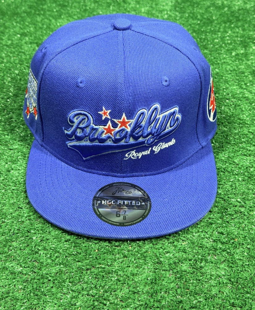 Brooklyn Royal Giants by Headgear Classics Fitted Baseball Hat Size 6 7/8, NWOT